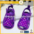 2015 Chaussures roses adorables Sweet Baby Wave Shoes avec des chaussures todder drôles pour chaussures de bébé newborn